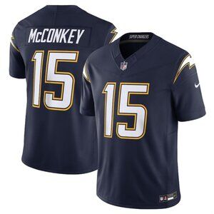 Mens Youths Kids Ladd McConkey Navy Jersey Vapor Stitched
